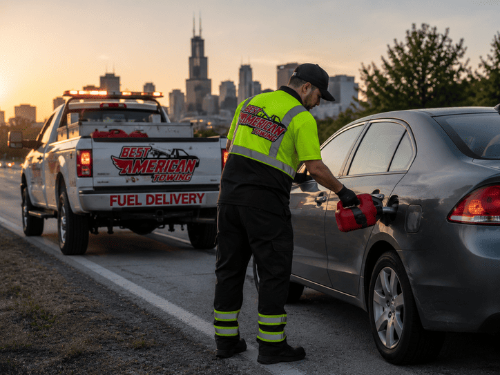 Fuel Delivery service in Fremont CA — Best American Towing